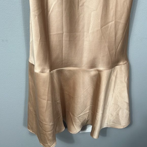 Lattelier Slip Cami Midi Dress Light Camel size small- gently used - Picture 11 of 11